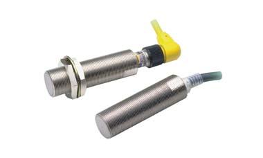Omron E2E2-X5MC1 E2E2-X5MC1, DC 3-wire Long Barrel Proximity Sensor, Case material: Nickel-plated brass, Supply voltage: 12 to 24 VDC, Size: M12