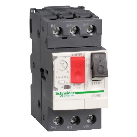 GV2ME20 Part Image. Manufactured by Schneider Electric.