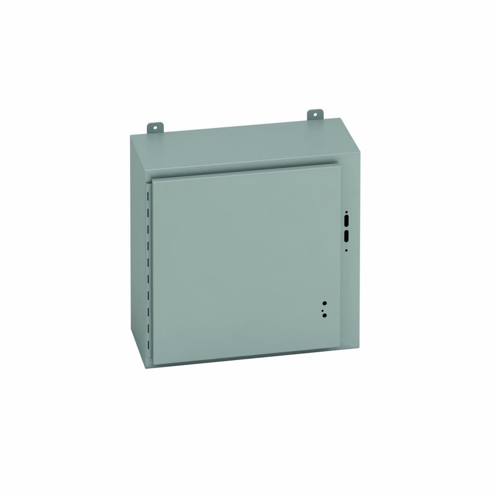 Eaton FD483716-12 Eaton B-Line series wall mounted disconnect enclosure, 48" height, 16" length, 37" width, NEMA 12, Hinged cover, FD12 enclosure, Wall mount, Medium single door, External mounting feet, Carbon steel, Seamless poured in-place gasket