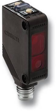 Omron E3Z-LS61 E3Z-LS61, Background Suppression Plastic Body Photoelectric Sensor, Body Type: Rectangular - Compact, Housing Material : Plastic, Light Source: Red LED
