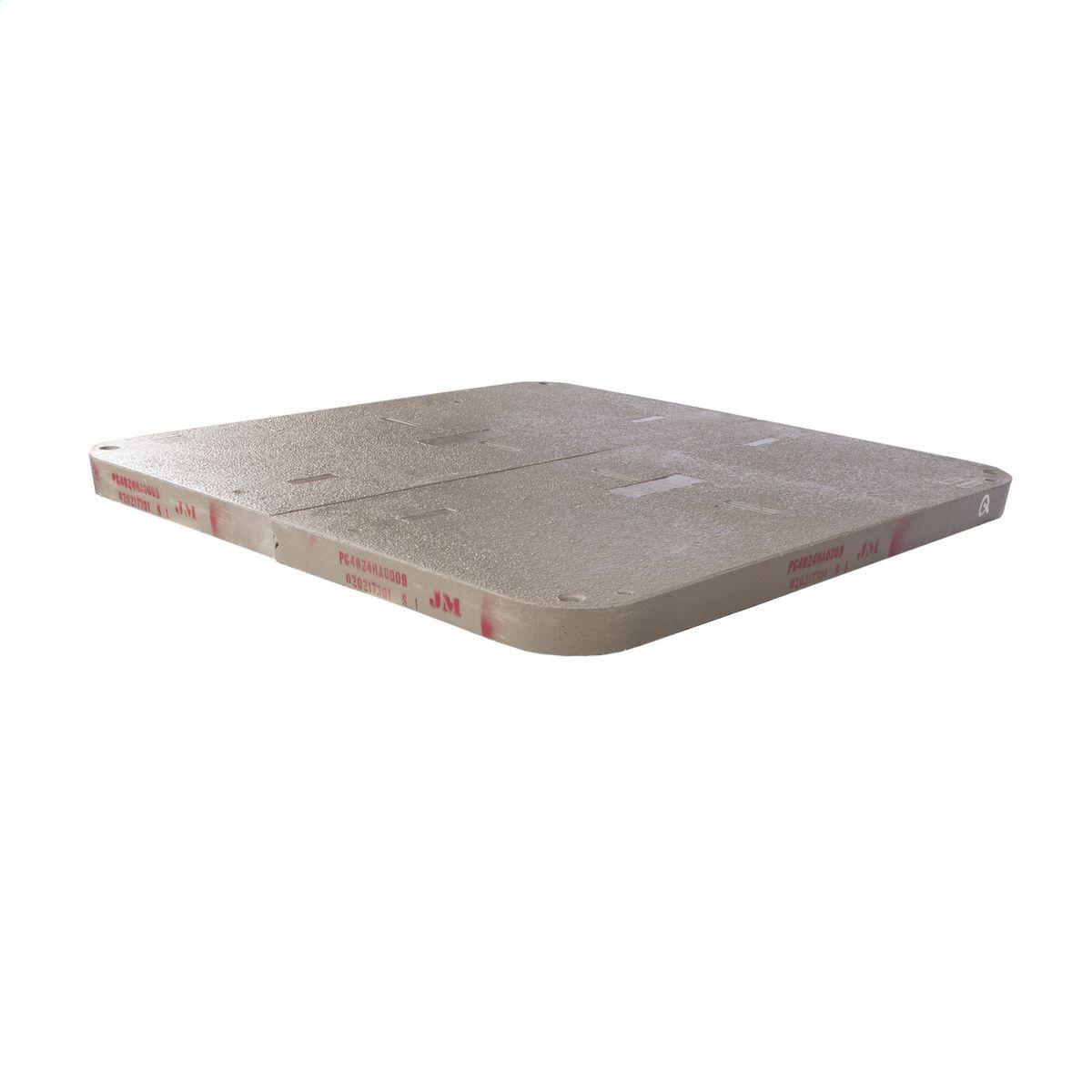 Hubbell PG3660HH0009 Cover, Polymer Concrete, Extra Heavy Duty Tier 22, 36"x60"x3", 2-piece w/ 2 Bolts, Blank Logo 