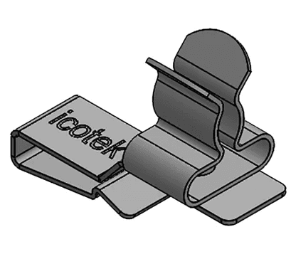 Icotek 36786.2 EMC Shield Clamps for 10 # 3 mm Bus Bar, Pluggable, PFS/SKL 3-6