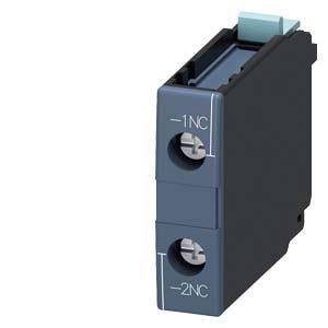 Siemens 3RH1921-1CA01 front-side auxiliary switch, 1 NC contact, screw terminal, for contactors 3RT1