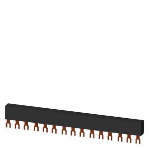 Siemens 3RV1915-1DB 3-phase busbars Modular spacing 45 mm for 5 switches Fork shape connections
