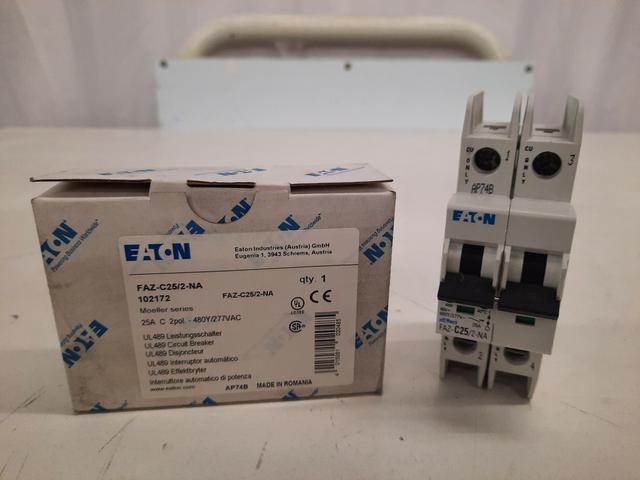 FAZ-C25/2-NA Part Image. Manufactured by Eaton.