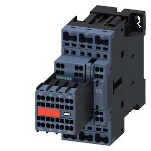 Siemens 3RT2027-2FB44-3MA0 Power contactor, AC-3 32 A, 15 kW / 400 V 2 NO + 2 NC, 24 V DC with plugged-in diode combination, 3-pole Size S0 Spring type terminal Captive auxiliary switch