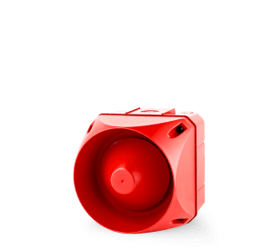 Auer Signal 874360313 ASL Multi-Tone Alarm Sounder, size 3, 63 tones, 230/240 V AC, housing red