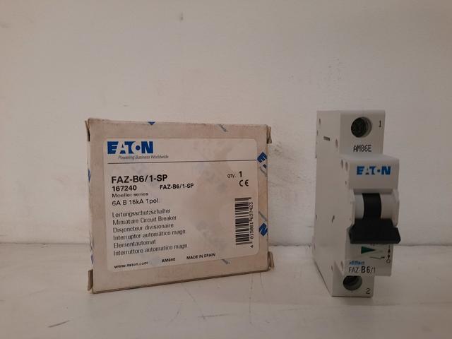 FAZ-B6/1-SP Part Image. Manufactured by Eaton.