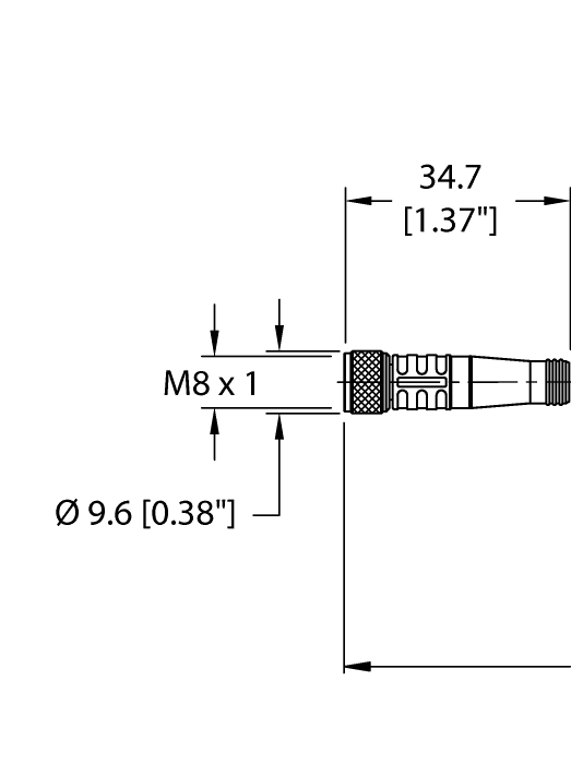 PKG 3M-5 Part Image. Manufactured by Turck.