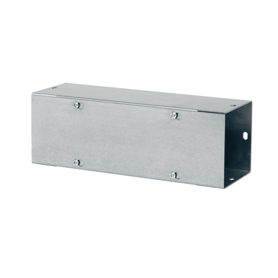 Hoffman F44T112GV Lay-In Type 1 Galvanized Wireway Straight Section, 4.00x4.00x12.00, Steel