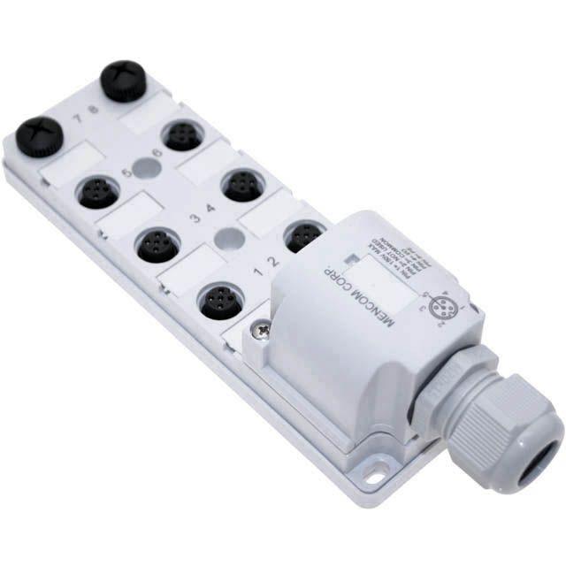 Mencom JDC-840-011-F000 JDC Junction Blocks, 4 Pin, 8 Port, No Led, Field Wireable Home Run Connector