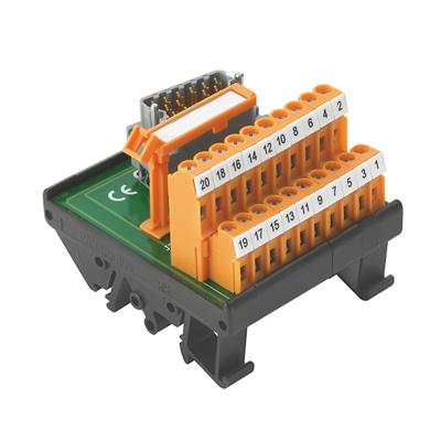 Weidmuller 1126610000 Interface, RS ELCO, ELCO plug-in connector, 20, LP2N 5.08mm
