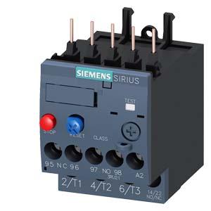 Siemens 3RU2116-0FB0 Overload relay 0.35...0.50 A Thermal For motor protection Size S00, Class 10 Contactor mounting Main circuit: Screw Auxiliary circuit: Screw Manual-Automatic-Reset