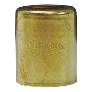 Dixon BFM656 Ferrule; 0.656" ID X 1" LG; Brass; 50 Optional Pkg/Box Qty