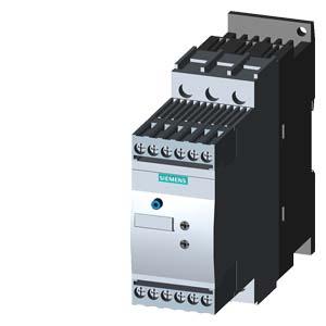 Siemens 3RW3026-1BB04 SIRIUS soft starter S0 25 A, 11 kW/400 V, 40 °C 200-480 V AC, 24 V AC/DC Screw terminals