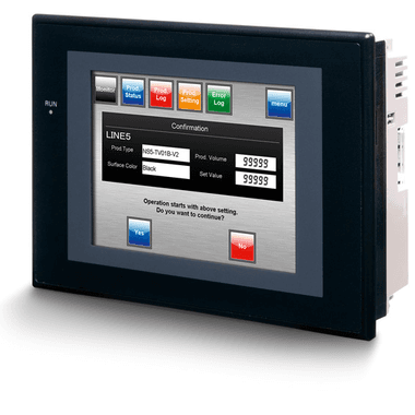 Omron NS10-TV01-V2 NS10-TV01-V2, Standard Programmable Terminal/HMI, HMI type: Dedicated Standard HMI, Ladder Monitor: Yes, Memory Card Type: Compact Flash