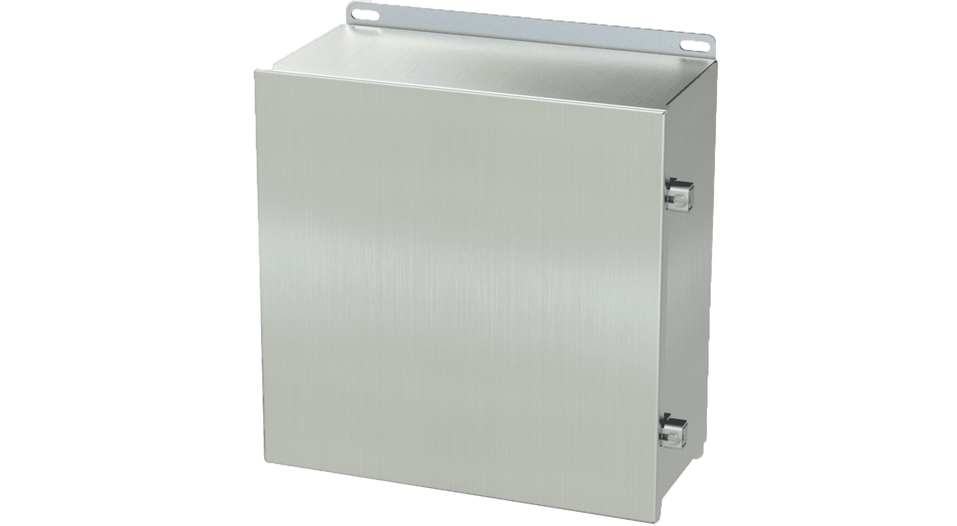 Saginaw Control SCE-1212CHNFSS S.S. CHNF Enclosure, Height:12.13", Width:12.00", Depth:6.00", #4 brushed finish on all exterior surfaces. Optional sub-panels are powder coated white.