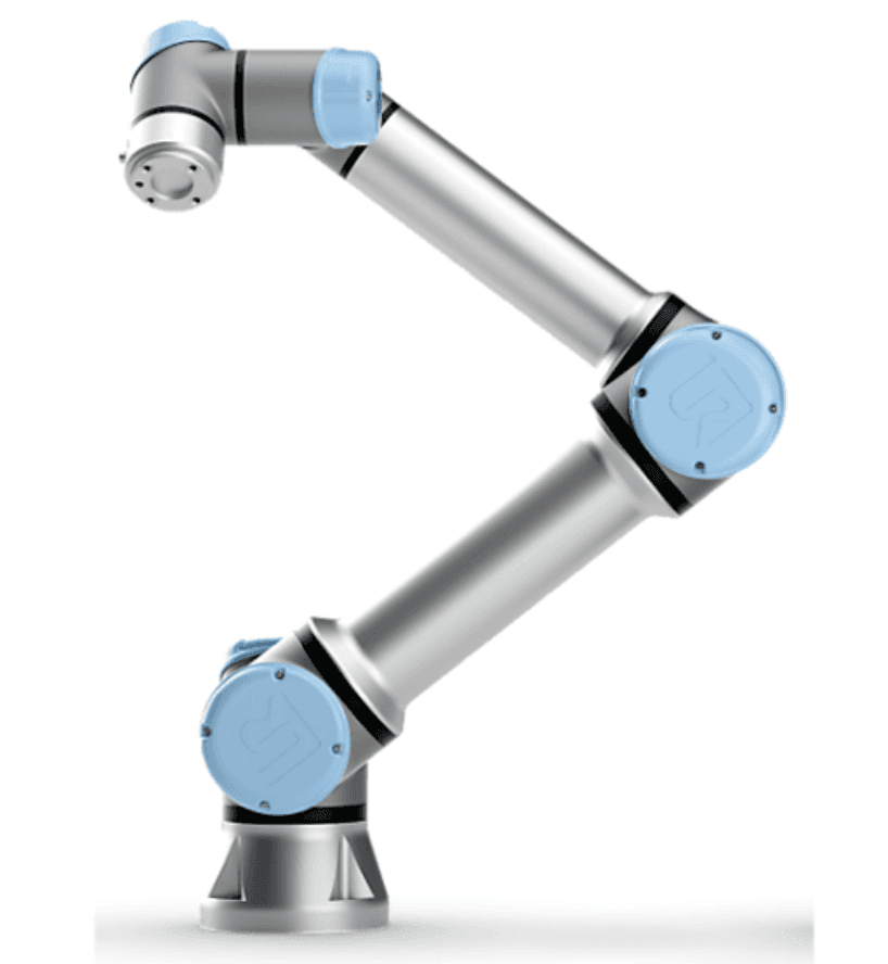 Universal Robots UR5E The UR5e is a lightweight small-sized e-series cobot from Universal Robots with a 5 kg payload and 850mm reach. 