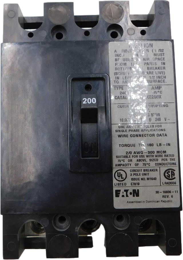 CC3200X Part Image. Manufactured by Eaton.