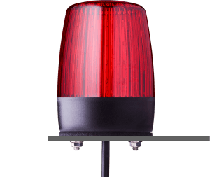 Auer Signal 860502313 PCH LED steady/flashing beacon, high lens, red, 230/240 V AC