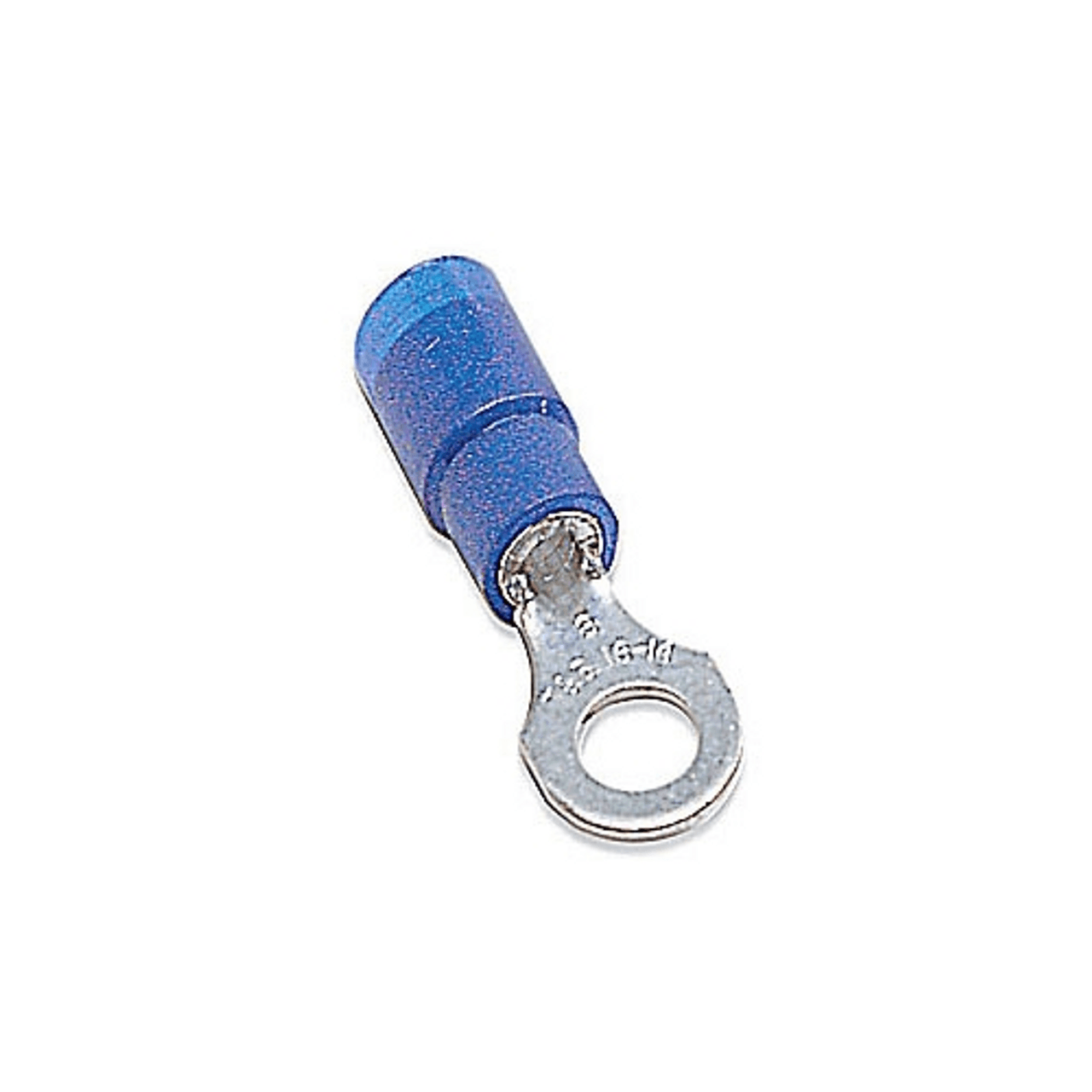 Thomas & Betts RB14-4 18 to 14 AWG, #4 Stud, 600 V, Blue, Tin Plated Copper, Nylon Insulated, Electrical