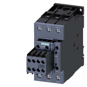 Siemens 3RT2035-1AL24 power contactor, AC-3 40 A, 18.5 kW / 400 V 2 NO + 2 NC, 230 V AC 50 / 60 Hz, 3-pole, screw terminal