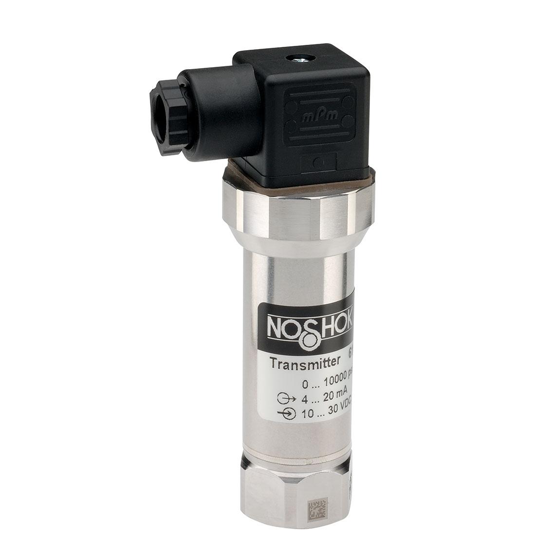 Noshok 615-20000-2-1-6-3 0 to 20,000 psig, 0.125% Accuracy (Best Fit Straight Line (BFSL)), 4 to 20 mA Output, 9/16-18 Female High Pressure Transducer with 6-pin Bayonet Electrical Connection