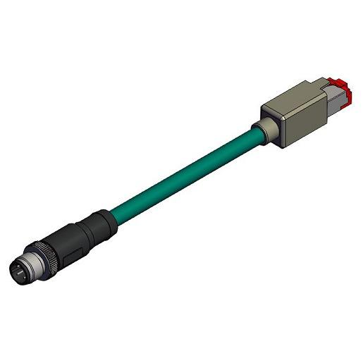 SMC EX9-AC050EN-PSRJ SMC Com Cable Con M12 D-Coded to RJ45 5m