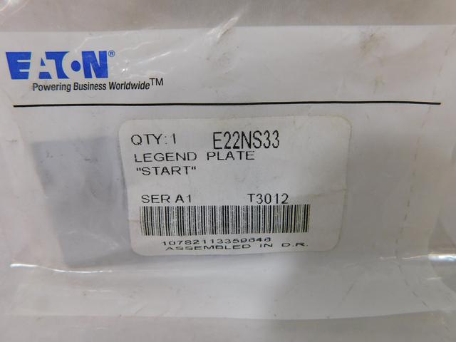 E22NS33 Part Image. Manufactured by Eaton.