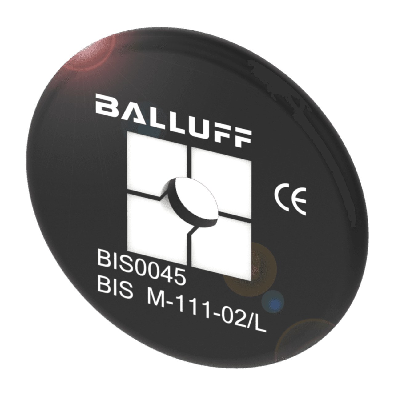 Balluff BIS0045 HF data carriers (13.56 MHz), Product Group: HF (13.56 MHz), Dimension: Ø 30 x 2.8 mm, Antenna type: round, UID serial number, read-only: 8 Byte, Memory type: FRAM, Supported data carrier types: DIN ISO 15693, User data, read/write: 2000 Byte