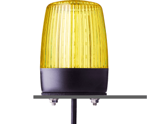 Auer Signal 860507405 PCH LED steady/flashing beacon, high lens, yellow, 24 V AC/DC