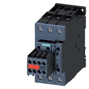 Siemens 3RT2038-1AK64-3MA0 Contactor, AC-3, 37 kW / 400 V, 2 NO + 2 NC, 110 V AC, 50 Hz / 120 V, 60 Hz, 3-pole, Size S2, screw terminal captive auxiliary switch block
