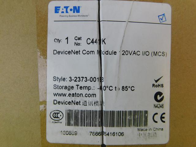 C441K Part Image. Manufactured by Eaton.