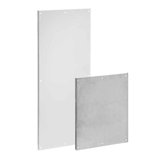 Hoffman A72P30F1 Panel for Free-Stand with Mounting Channel, Full-Length, fits 72x30, White