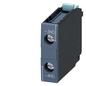 Siemens 3RH1921-1CA10 front-side auxiliary switch, 1 NO contact, screw terminal, for contactors 3RT1