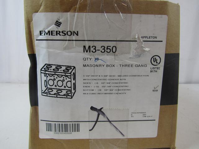 M3-350 Part Image. Manufactured by Emerson.
