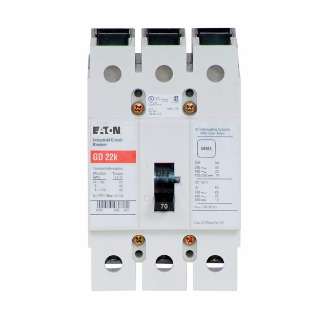 GD3070 Part Image. Manufactured by Eaton.