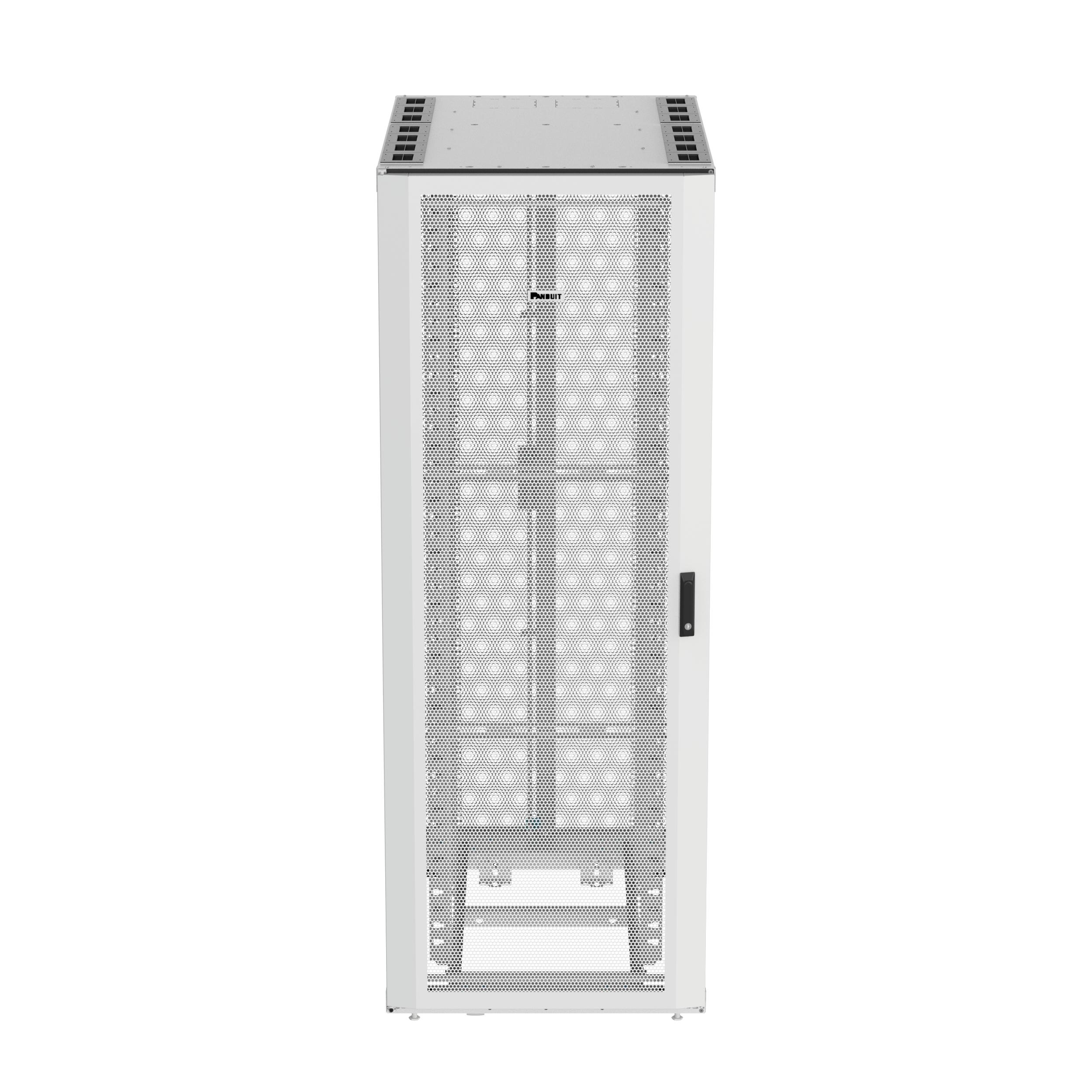 Panduit S8812WU Net-Access™ S-Type Server Cabinet, 48 RU, White