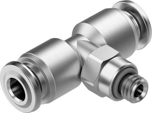 Festo 8085691 push-in fitting NPQR-T-M5-Q4 Size: Standard, Nominal size: 2 mm, Type of seal on screw-in stud: Sealing ring, Assembly position: Any, Container size: 1