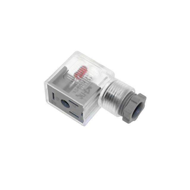Mencom VDG-029-00 Solenoid Valve Connectors, Field Wireable, 3 Pole, ISB 11mm, 24V, 10A, LED w/MOV, PG9 opening