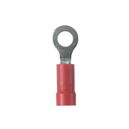 Panduit PV18-4R-CY Pan-term Ring Terminal, Vinyl Insulated-Funnel Entry