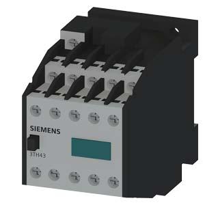 Siemens 3TH4346-0AP0 Contactor relay, 73E, EN 50011, 7 NO + 3 NC 1U screw terminal AC operation, 230 V AC 50 Hz, 277 V 60 Hz