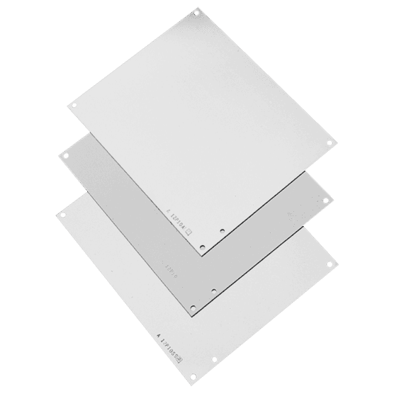 Hoffman A10P8AL Panels for Junction Box, fits 10x8, Aluminum