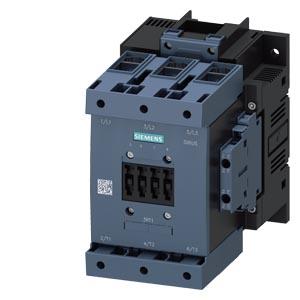 Siemens 3RT1056-1AB36 Power contactor, AC-3 185 A, 90 kW / 400 V AC (50-60 Hz) / DC operation 23-26 V UC Auxiliary contacts 2 NO + 2 NC 3-pole, Size S6E Busbar connections Drive: conventional with 2 box terminals 3RT19 56-4G up to 120 mm