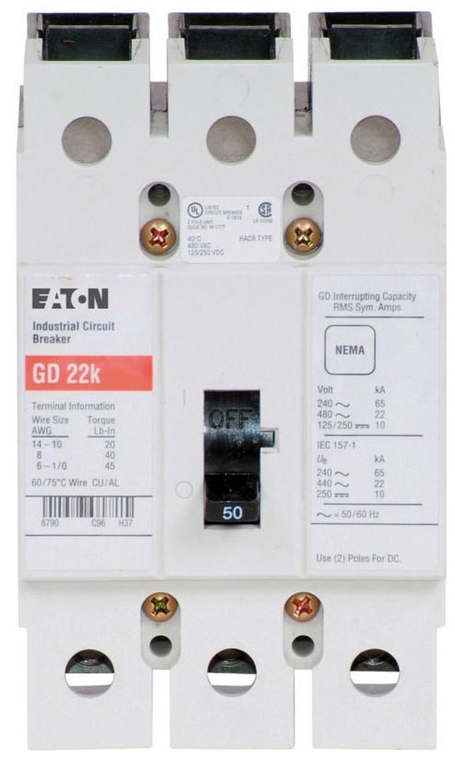 GD3050 Part Image. Manufactured by Eaton.