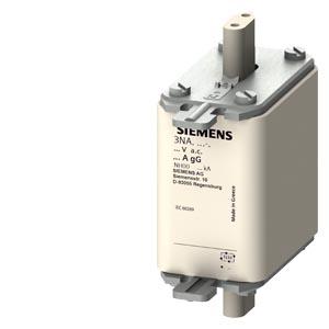 Siemens 3NA3832 LV HRC fuse element, NH00, In: 125 A, gG, Un AC: 500 V, Un DC: 250 V, Front indicator, live grip lugs