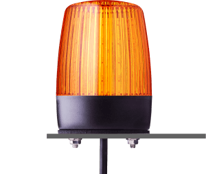 Auer Signal 860501313 PCH LED steady/flashing beacon, high lens, amber, 230/240 V AC