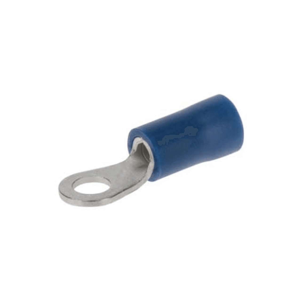 NSI Industries R16-6V-S #6 Stud, 300 V, 0.767" x 0.259", 16 to 14 AWG, Blue, Electro Tin Plated Copper, Vinyl Insulated, Butted Seam