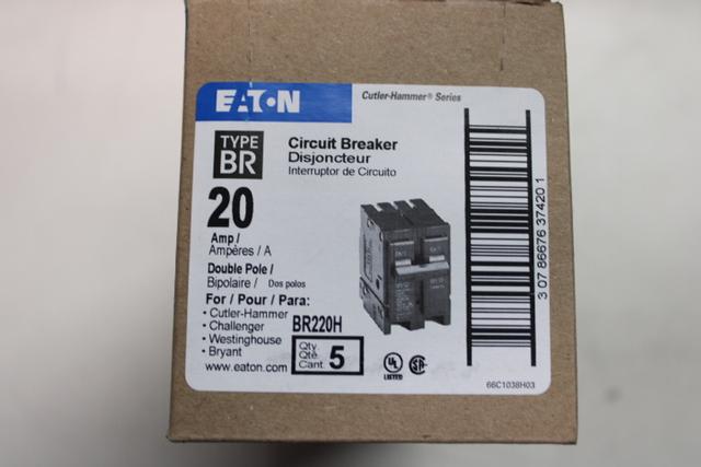 BR220H Part Image. Manufactured by Eaton.