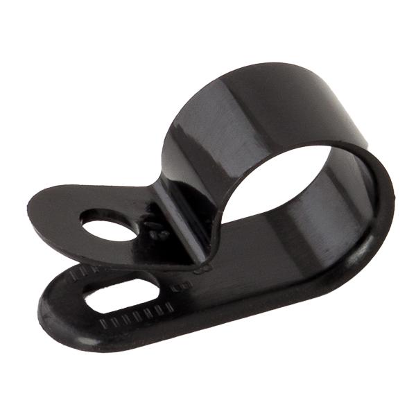 NSI Industries NCH-500-0 .500 NYLON CABLE CLAMP - BLACK, 100/PACK